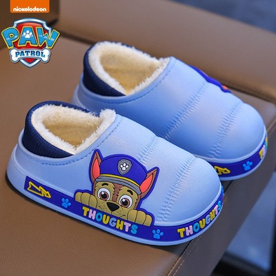 汪汪队儿童棉拖鞋男童包跟冬季