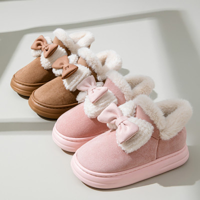 棉鞋室内家居包跟毛棉鞋冬天外穿