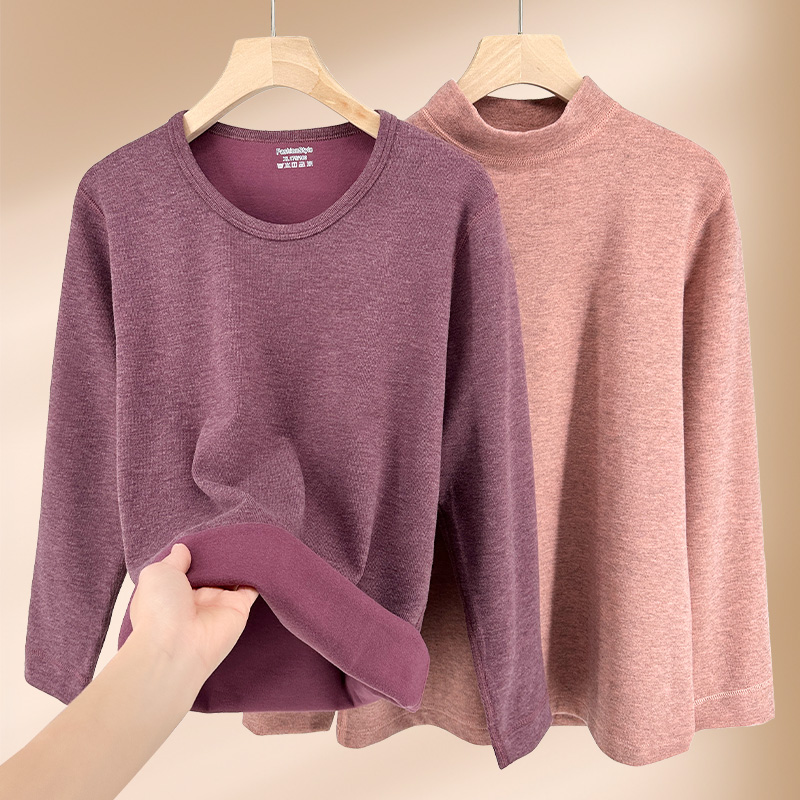 中老年妈妈款磨绒保暖内衣