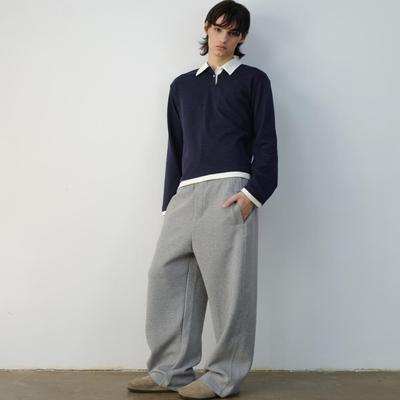 VLABMADE立体弯刀剪裁空气棉卫裤