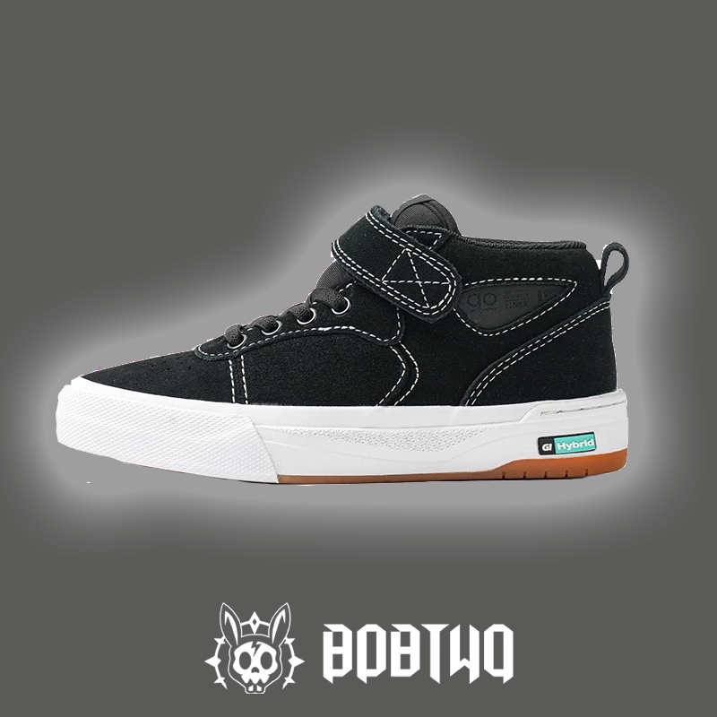 BMX骑行板鞋防护耐磨减震儿童青少年小轮车板鞋滑板鞋BOBTWO粘扣