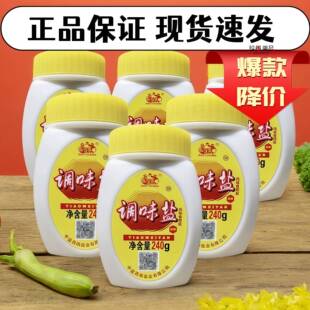 重庆合川调味盐瓶装 240g商用火锅串串油碟烧烤调味料即食调味盐