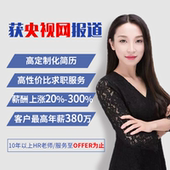 个人简历代制作个人定制简历优化修改代写做投改简历润色包装 翻译