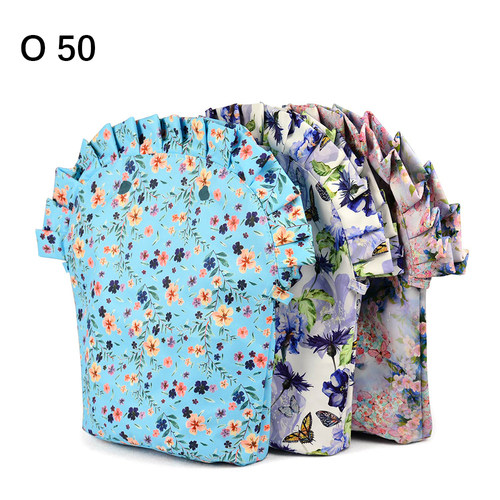 Obag50印花带褶内胆内袋