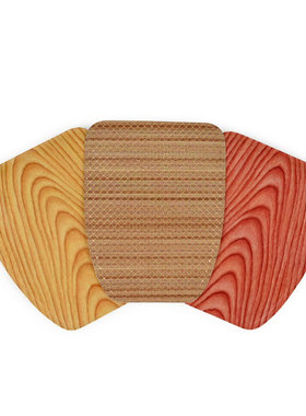 2025木纹半圆PU皮皮革盖翻盖带磁锁扣袋适用于Obag O pocket 女包