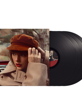 霉霉 Taylor Swift 泰勒斯威夫特新专辑 RED 黑胶唱片LP 重录版