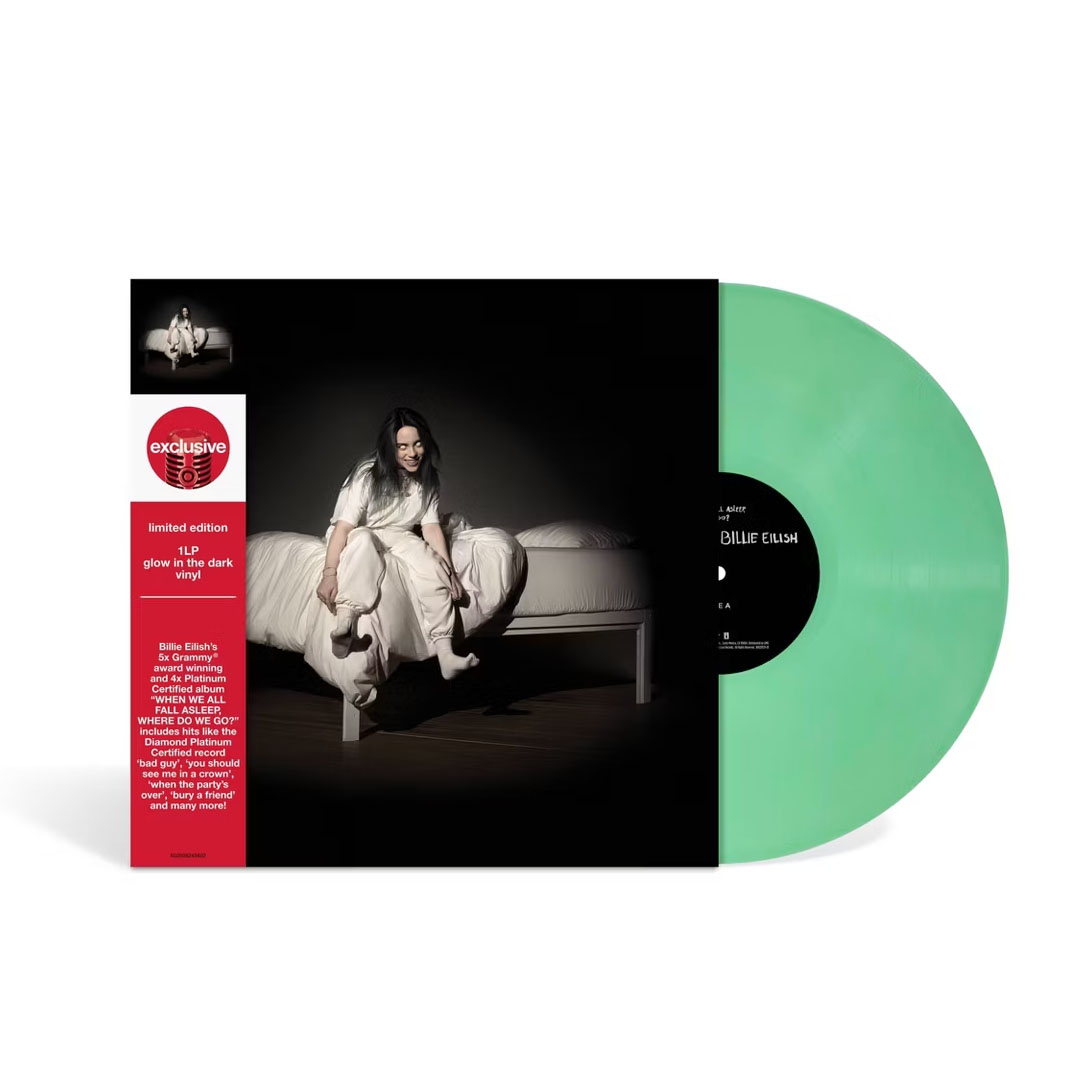 碧梨专辑 Billie Eilish When We All Fall Asleep 夜光黑胶唱片图片