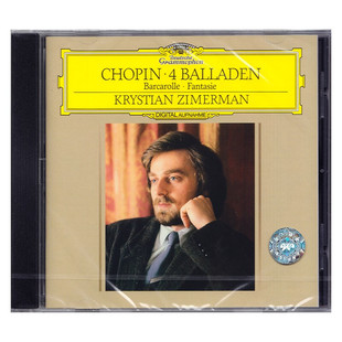 CHOPIN BALLADEN 肖邦4首民谣 进口CD唱片 原装 齐默尔曼 正版