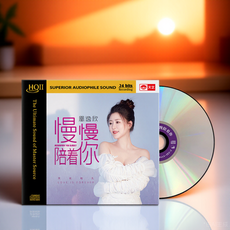 凰逸欣《慢慢陪着你》HQIICD 高音质经典金曲发烧HiFi试音碟HQ2