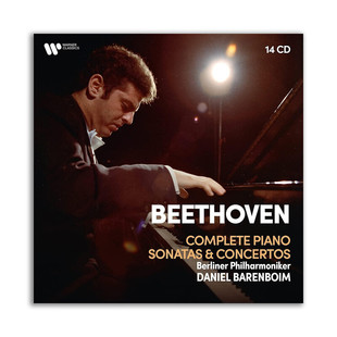 正版 巴伦博伊姆 贝多芬 钢琴奏鸣曲与协奏曲全集14CD 古典音乐