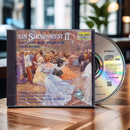 原版进口 斯特劳斯家族圆舞曲 红衫仔2 发烧古典音乐HIFI试音碟CD
