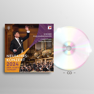 2CD碟片 原版 2024年维也纳新年音乐会 克里斯蒂安 进口 古典音乐
