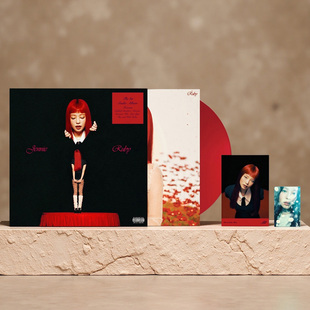金珍妮 jennie solo专辑 ruby 黑胶唱片彩胶小卡明信片官方周边