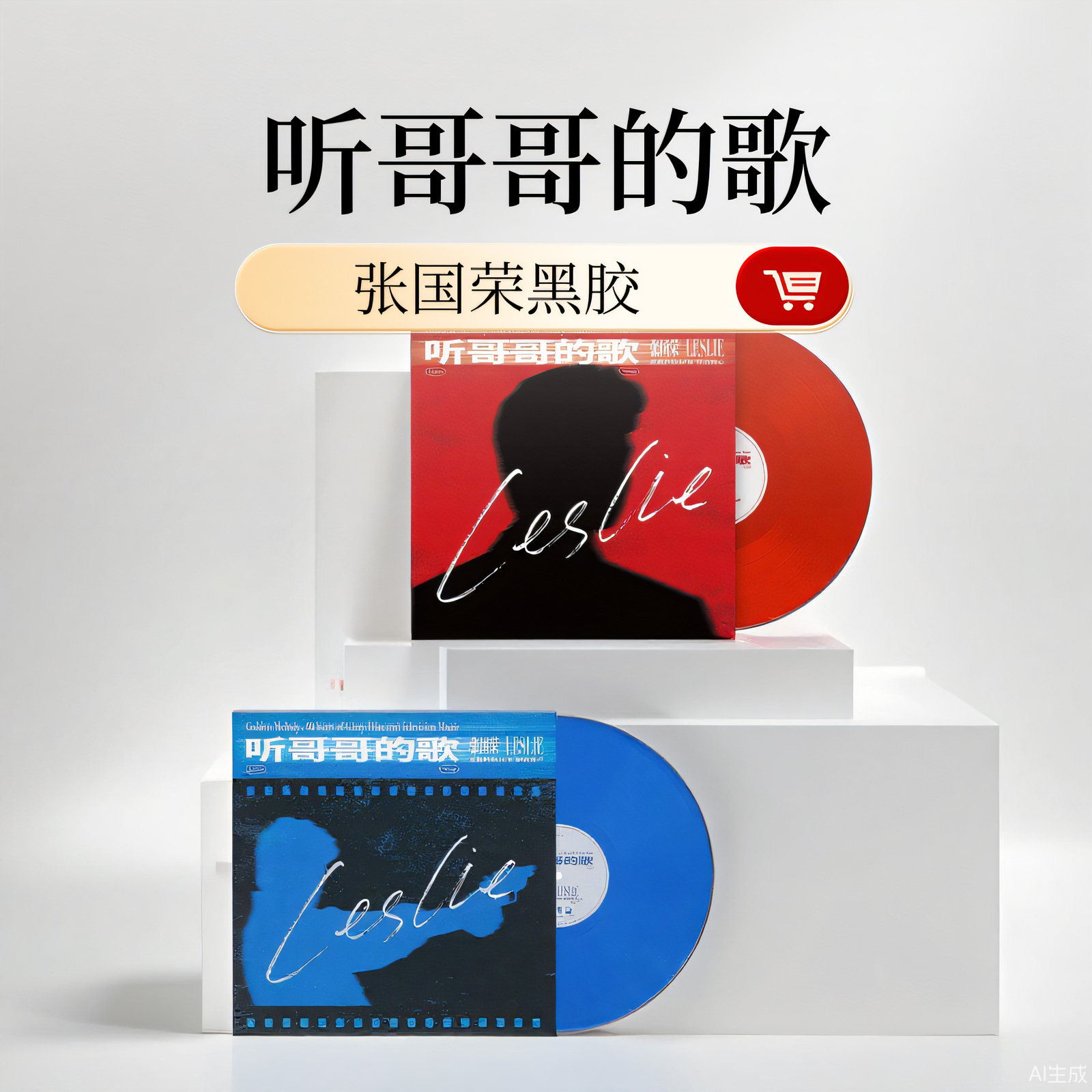 张国荣黑胶唱片留声机12寸碟片 粤语影视歌曲 周边纪念品正版专辑