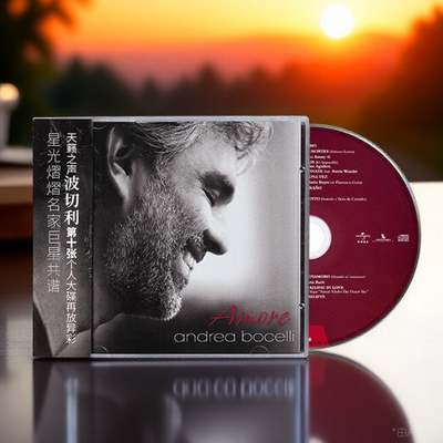 正版 Andrea安德烈波切利专辑 Amore 爱慕 CD 古典男高音流行唱片