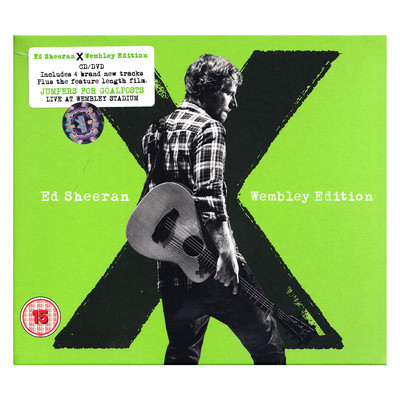 艾德希兰 ED SHEERAN X WEMBLEY EDITION CD+DVD 原装正版专辑
