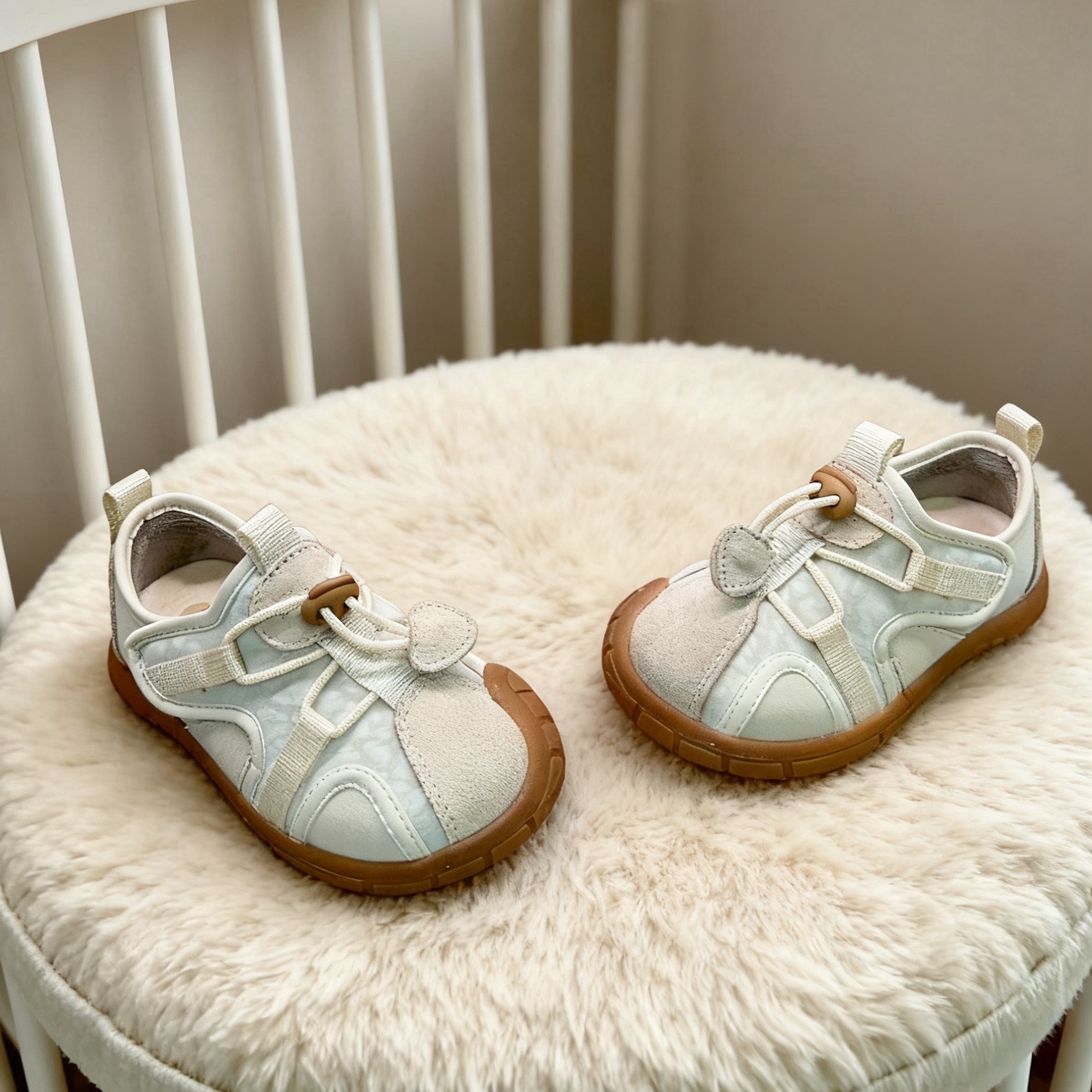 希鹿玛Xiluma轻便低帮板鞋魔术贴反毛皮休闲鞋男女童冬季加绒童鞋