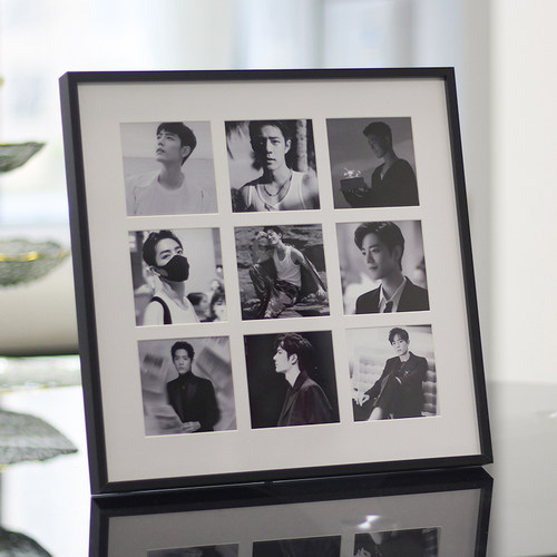 DIY相框合金简约画框九宫格定制