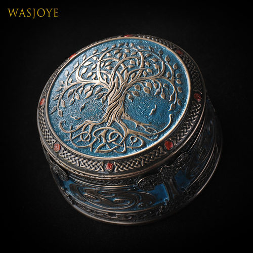 Wasjoye生命之树手绘首饰收纳盒