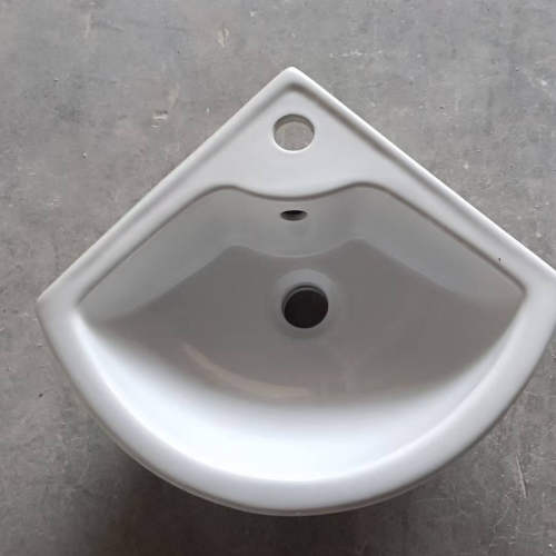 三角盆 小户型小号挂墙式洗手陶瓷盆水池 卫生间角盆洗漱盆