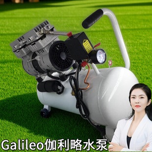 机动空气压缩机380气泵伽利略无油静音空压机小行号静音