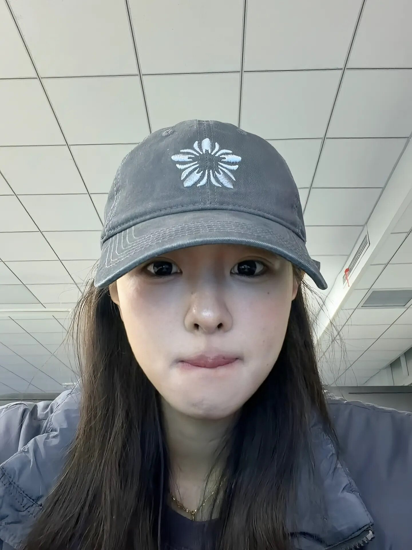 玥玥爱帽泡 雪绒花博主同款韩系刺绣鸭舌帽女复古百搭软顶棒球帽