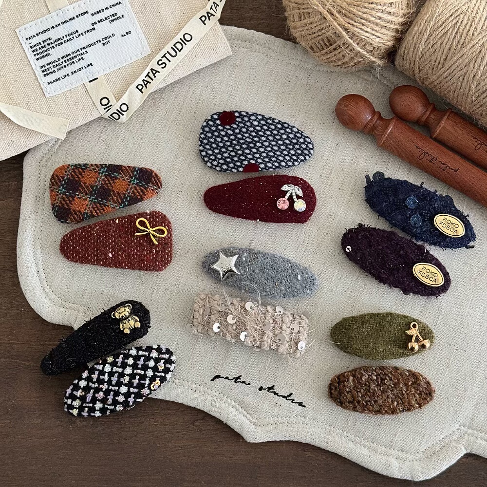 韩少女霓虹小香刘海夹女孩金樱桃掰掰夹学生简约甜美小熊碎发夹子