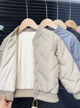 100-180校服神器棉衣内胆棒球服儿童棉服男孩男童棉袄冬季加厚