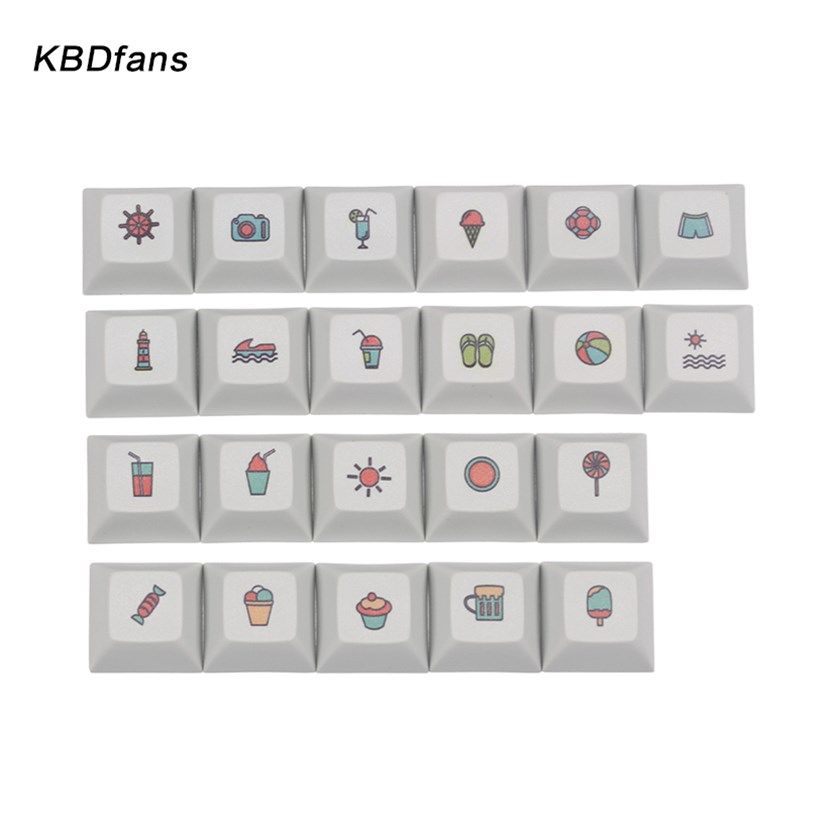 DSA 1U 热升华PBT灰色 客制化机械键盘灰色 键帽白色个性增补灰色|ruв категории компьютерное оборудование/дисплей/Компьютерная периферия, клавиатура - от Buy2taobao.com для оказания профессиональной услуги покупки агента Taobao