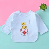 Новорожденная детская одежда, одежда для полузащиты для новорожденных, 0-3 месяца, монашная одежда, младенцы, весна, лето и осенние топы, тонкие