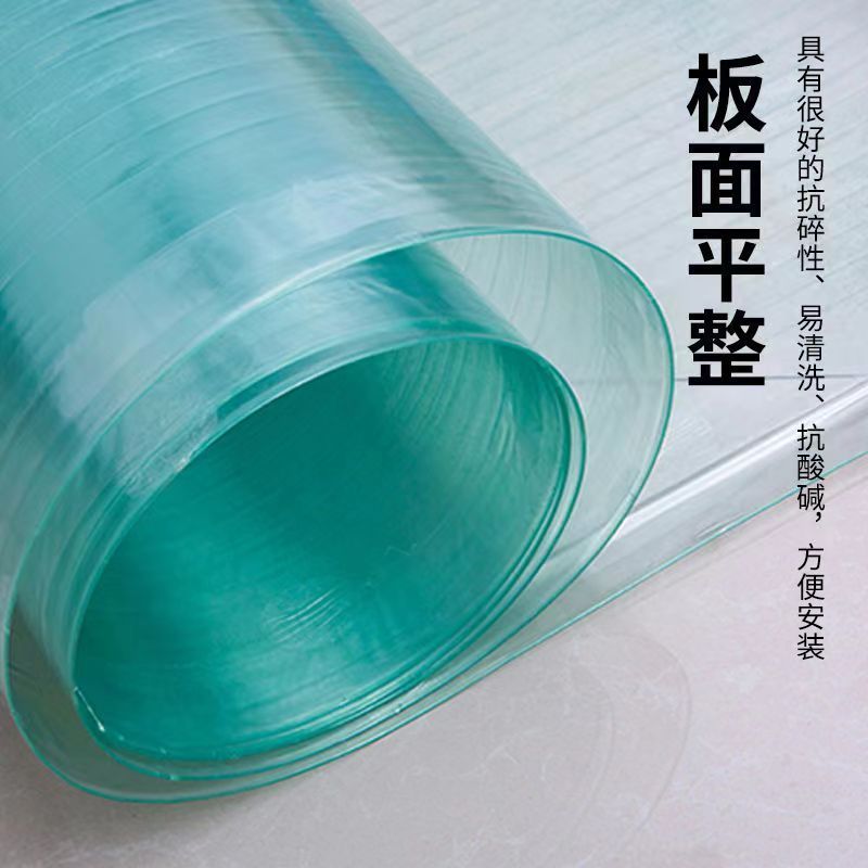 户外阳光板瓦采光板棚透明雨棚玻璃纤维树脂瓦楞板塑料瓦屋顶平板