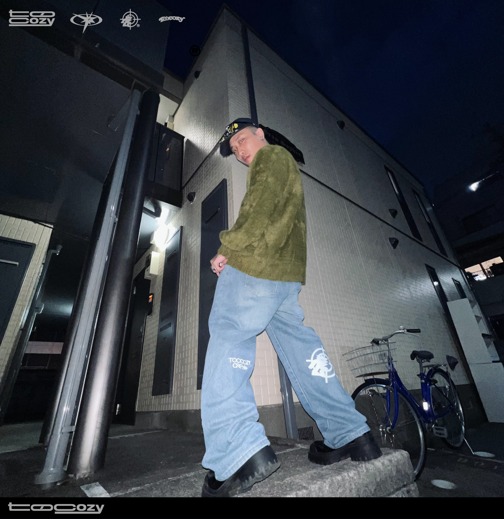Toocozy牛仔裤日系复古vintage