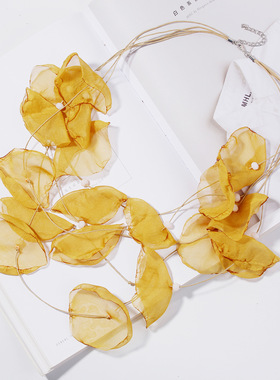 配饰夸张气质欧美项链多层蕾丝女