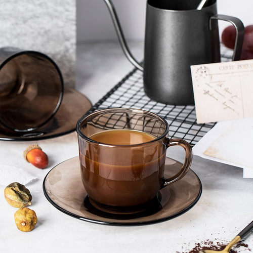 进口多莱斯带碟咖啡杯