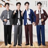 农民服装 农村阿宝民国平民百姓古装 小二演出服表演陕北话剧车夫