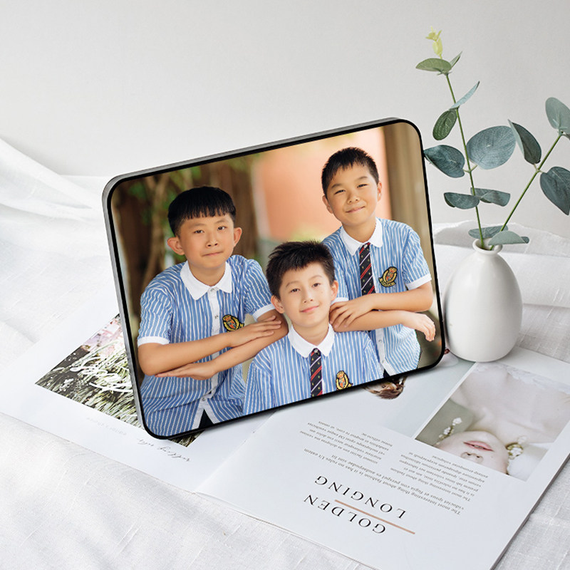毕业照相框水晶版画摆台幼儿园照片小学初中班级集体合影合照挂墙