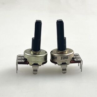 韩产DAE R161型3脚单联电位器 B22K 21mm半边轴