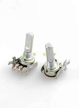 R1250N 12型 3脚单联B20K音箱功放音量电位器 柄长20MM 带支架