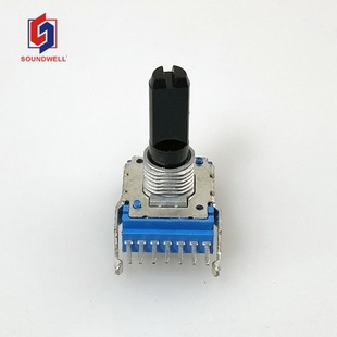 昇威RK14 单排7脚B20K双联带中点功放调音台电子乐器音量电位器