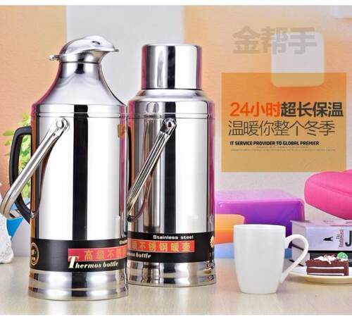 加厚不锈钢学生宿舍热水瓶家用大容量保温瓶暖瓶暖壶水壶玻璃内胆
