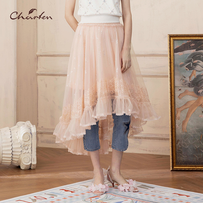 朝峰2023夏季新款浪漫半身裙女