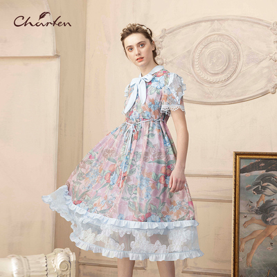 朝峰2023夏季新款连衣裙女