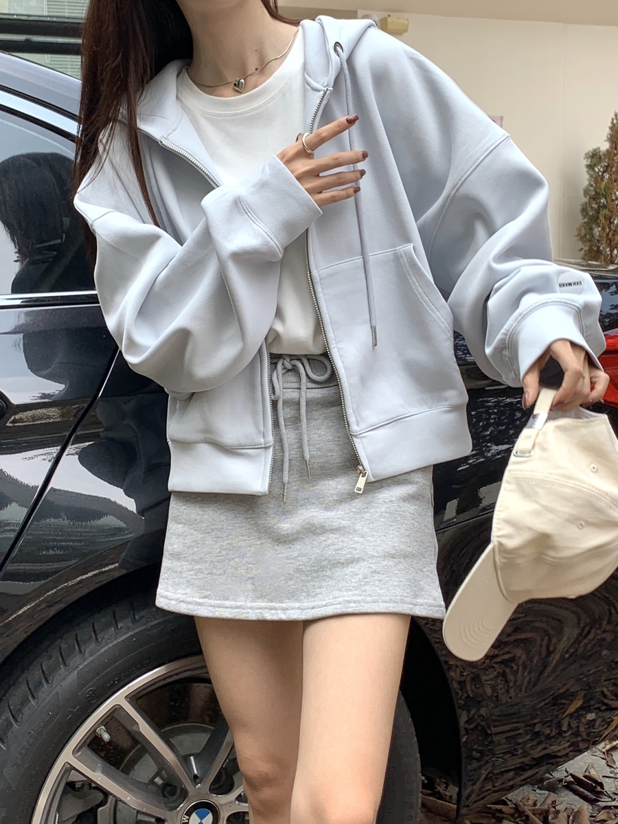 韩版小众liyuu原创a字短裙辣妹