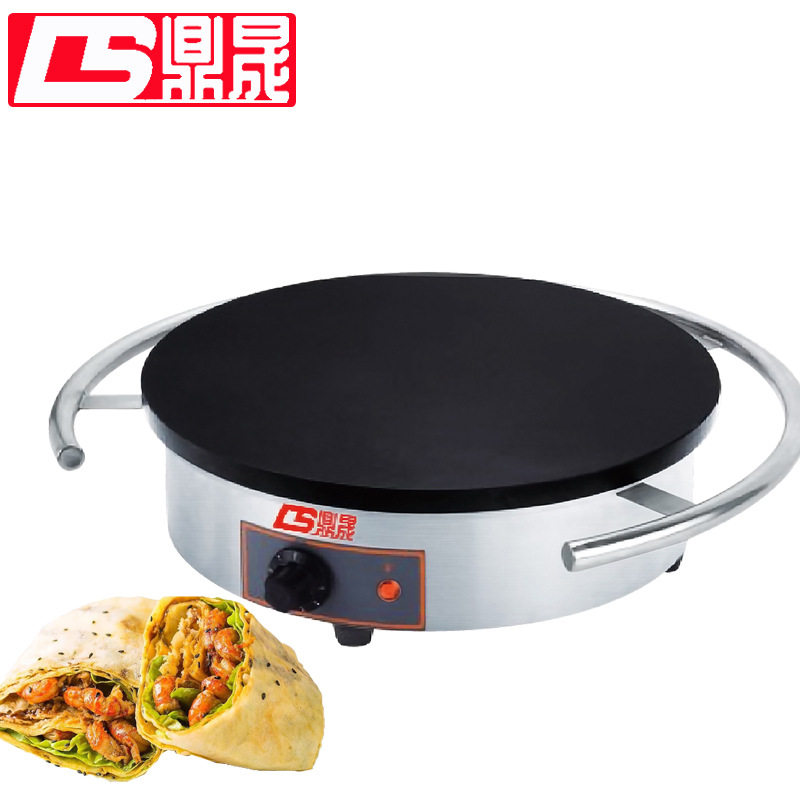 鼎晟加工定制商用电热杂粮煎饼果子机可丽饼机器电饼铛锅电班戟炉
