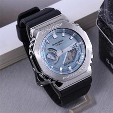 卡西欧40周年限定 GSHOCK农家橡树金属壳光能蓝牙手表男 GBM-2100