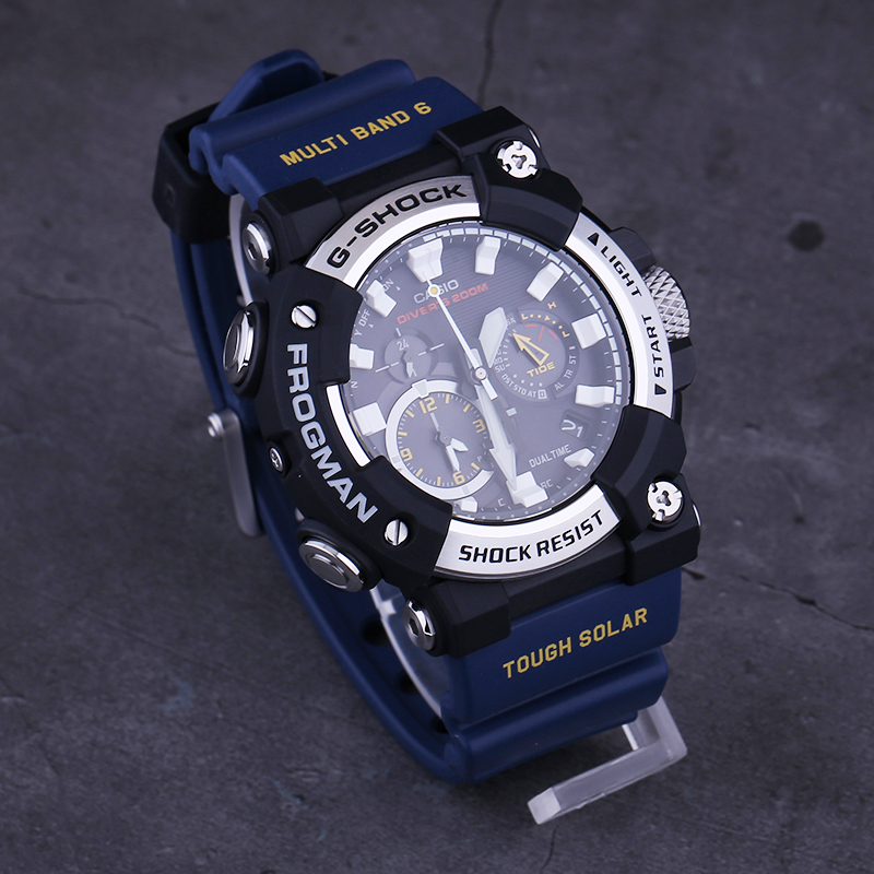 卡西欧蛙人光能GPS蓝牙潜水手表