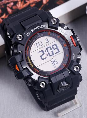 卡西欧二代泥人 GSHOCK丰田救援太阳能电波高度温度手表男GW-9500