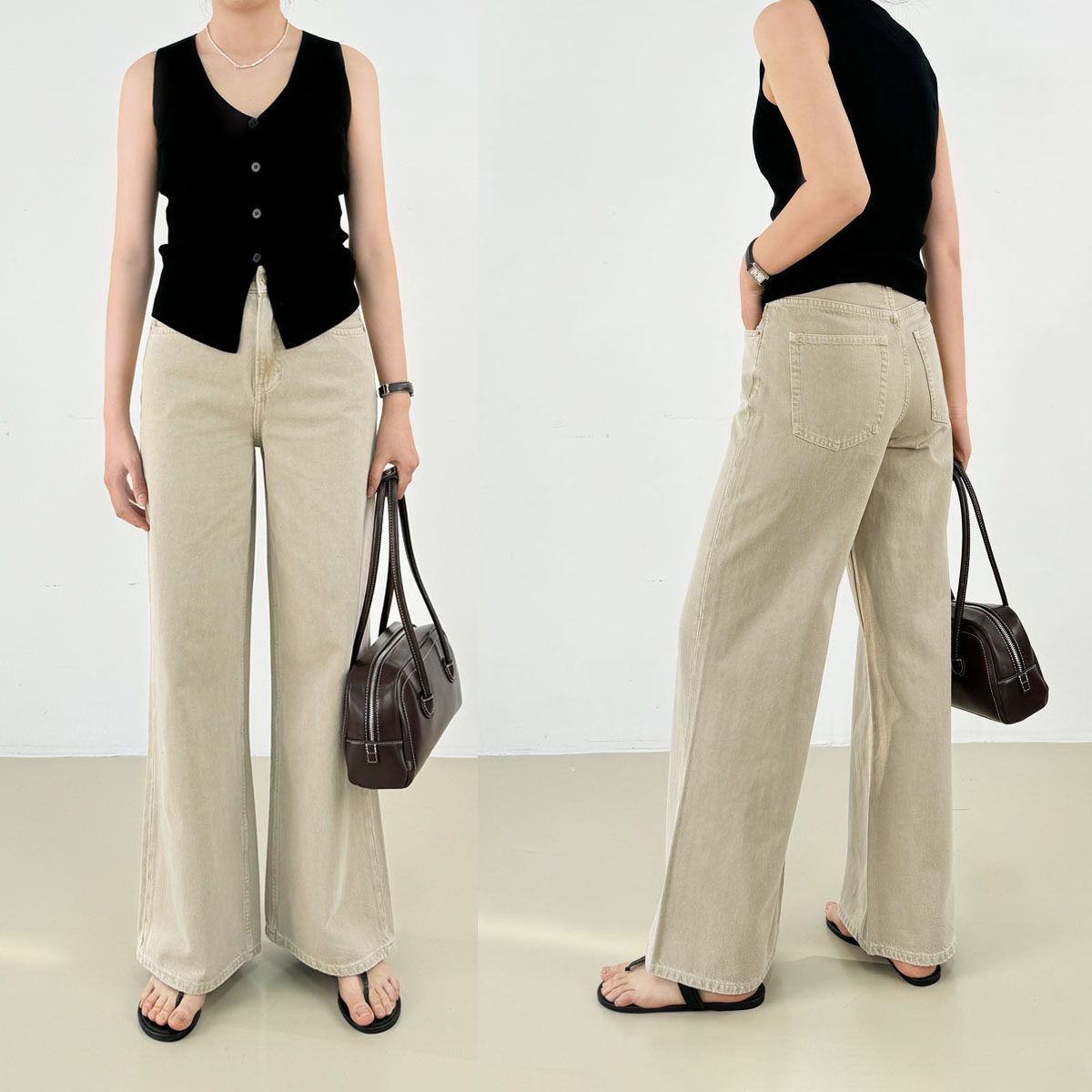 【松弛美学】巴恩风阔腿牛仔裤女2025秋冬高腰显瘦阔腿直筒裤长裤,女装/女士精品,牛仔裤,淘宝优惠券,粉丝福利购,淘宝优惠卷