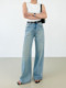 拖地长裤 版 女新款 2025秋冬复古宽松阔腿裤 型巨赞 高腰阔腿牛仔裤