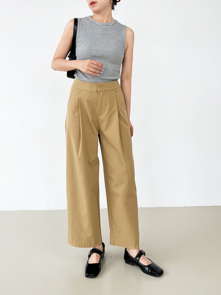 巨遮肉！抗皱西装香蕉裤女2025夏新款高腰显瘦宽松奶奶裤九分裤子,女装/女士精品,休闲裤,淘宝优惠券,粉丝福利购,淘宝优惠卷